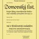 Domovsky-list